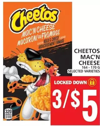 Food Basics Cheetos mac'n cheese offer