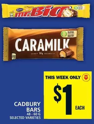 Food Basics Cadbury bars offer