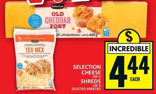 Food Basics Selection cheese | shreds offer