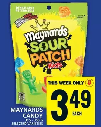 Food Basics Maynards candy offer