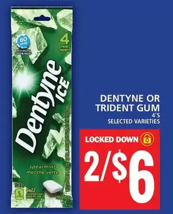 Food Basics Dentyne or trident gum offer