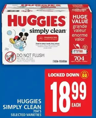 Food Basics Huggies simply clean offer