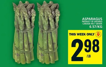 Food Basics Asparagus offer