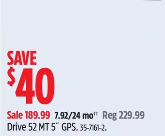 Canadian Tire Drive 52 mt 5 gps offer
