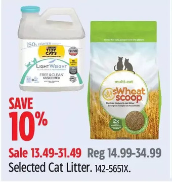 Canadian Tire Cat litter offer