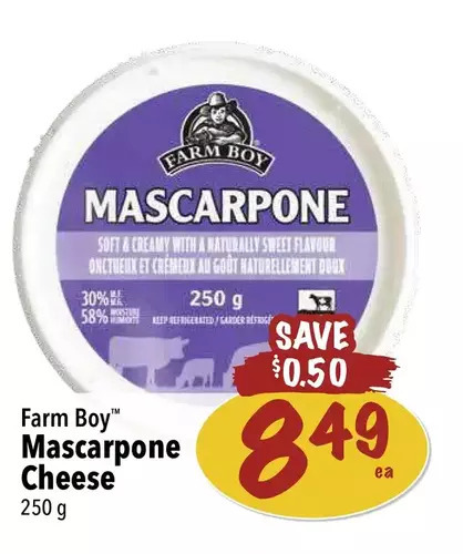 Farm Boy Farm boy mascarpone cheese offer
