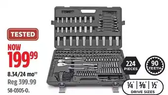 Canadian Tire Maximum professional grade socket sets 224 pieces offer