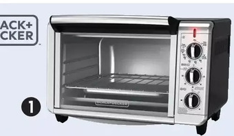 Canadian Tire Black+decker 6-slice convection toaster oven offer