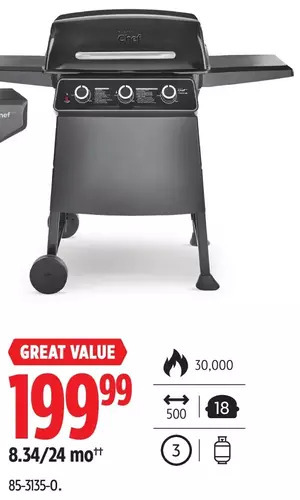 Canadian Tire Master chef bbq offer