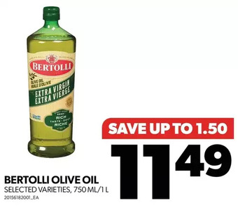 Real Canadian Superstore Bertolli olive oil offer