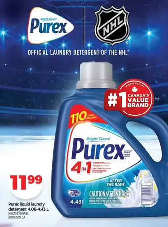 Real Canadian Superstore Purex liquid laundry detergent offer