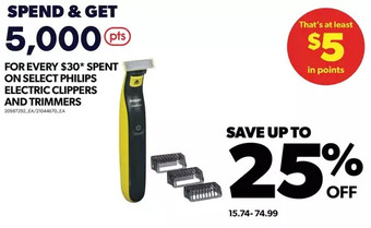 Real Canadian Superstore Philips electric clippers and trimmers offer