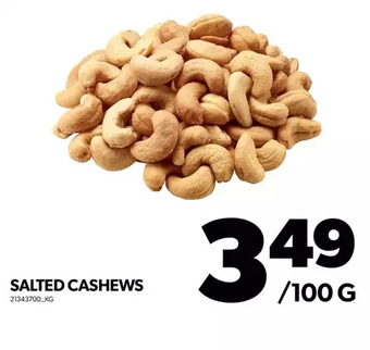 Real Canadian Superstore Salted cashews offer