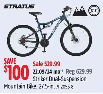 Canadian Tire Stratus striker dual-suspension mountain bike offer
