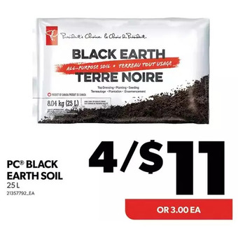 Real Canadian Superstore Pc black earth soil offer