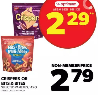 Real Canadian Superstore Crispers or bits & bites offer