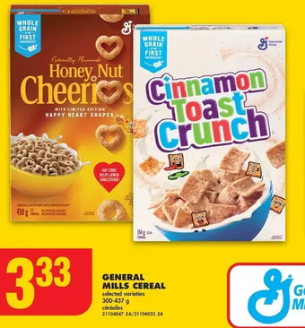 No Frills General mills cereal offer