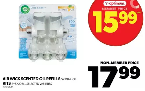 Real Canadian Superstore Air wick scented oil refills or kits offer