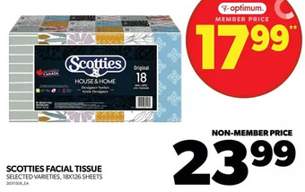 Real Canadian Superstore Scotties facial tissue offer