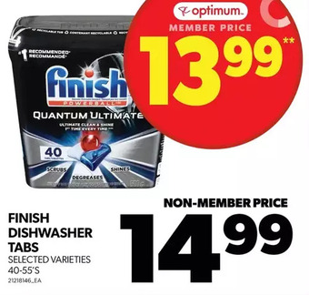 Real Canadian Superstore Finish dishwasher tabs offer