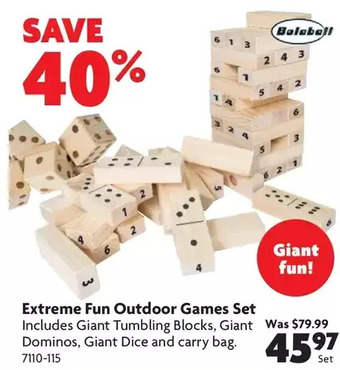 Home Hardware Extreme fun outdoor games set offer