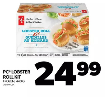 Real Canadian Superstore Pc lobster roll kit offer