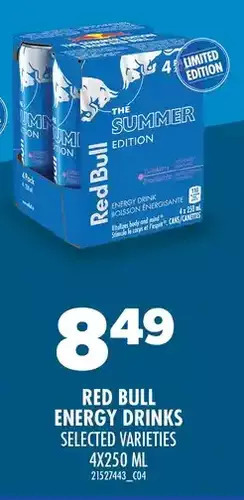 Real Canadian Superstore Red bull energy drinks offer