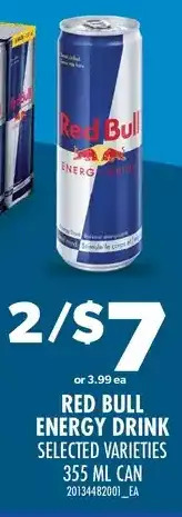 Real Canadian Superstore Red bull energy drink offer