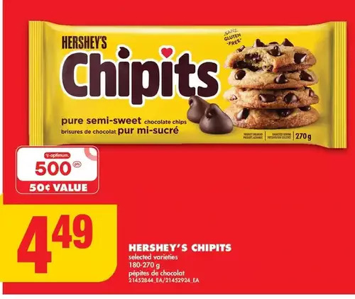 No Frills Hershey's chipits offer