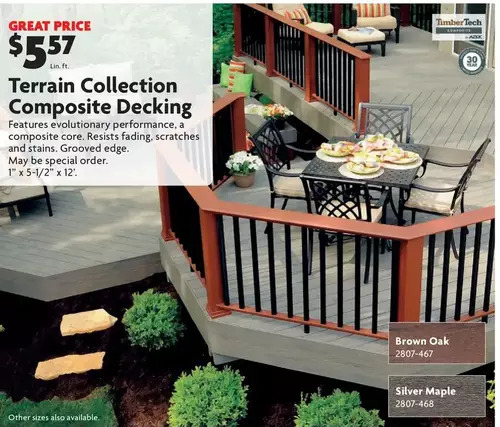 Home Hardware Terrain collection composite decking offer