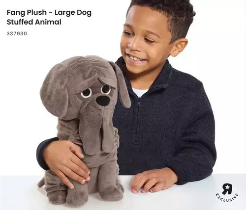Toys R us Harry potter 12.5 inch fang plush, large dog stuffed animal - r exclusive offer