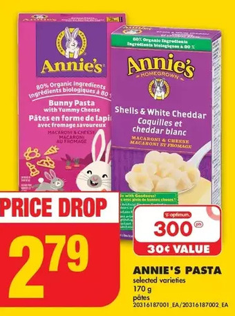 No Frills Annie's pasta offer