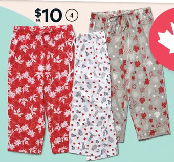 Giant Tiger Women's pj capris offer