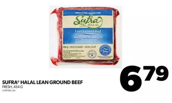 Real Canadian Superstore Sufra halal lean ground beef offer