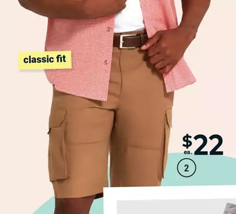 Giant Tiger Ripstop cargo shorts offer