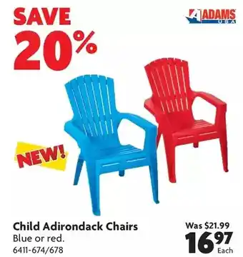 Home Hardware Child adirondack chairs offer