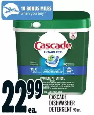 Metro Cascade dishwasher detergent offer
