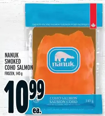 Metro Nanuk smoked coho salmon offer