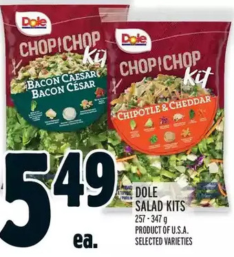 Metro Dole salad kits offer