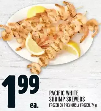 Metro Pacific white shrimp skewers offer