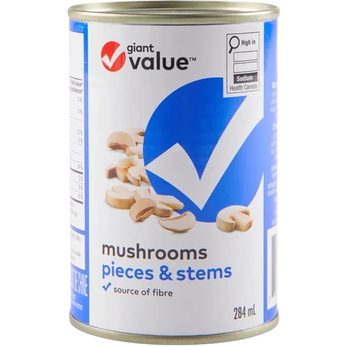 Giant Tiger Giant value canned mushrooms offer