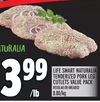 Metro Life smart naturalia tenderized pork leg cutlets value pack offer
