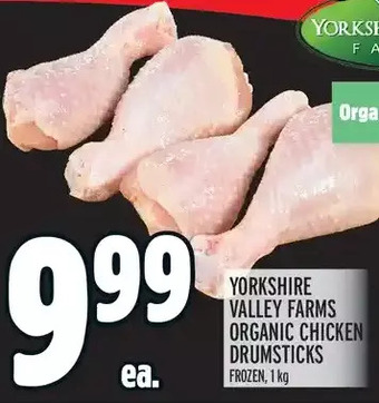 Metro Yorkshire valley farms organic chicken drumsticks offer