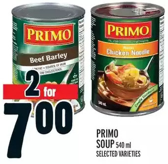 Metro Primo soup offer