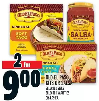 Metro Old el paso kits or salsa offer