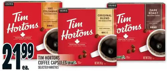 Metro Tim hortons coffee capsules offer
