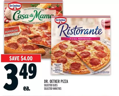 Metro Dr. oetker pizza offer
