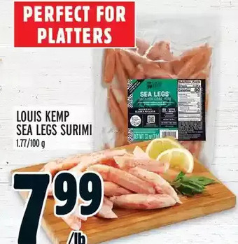 Metro Louis kemp sea legs surimi offer
