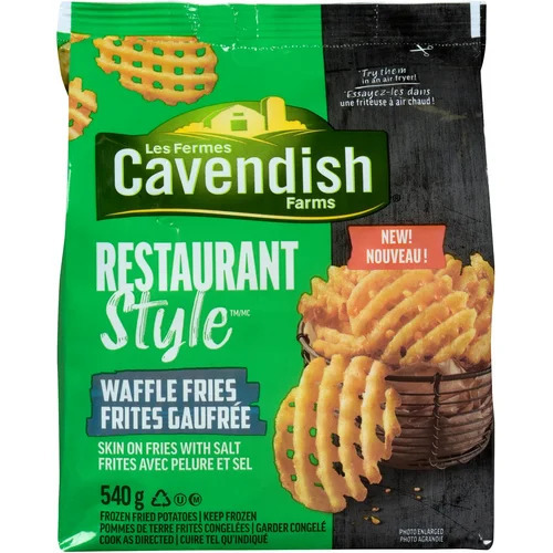 Giant Tiger Cavendish farms restaurant style waffle fries offer