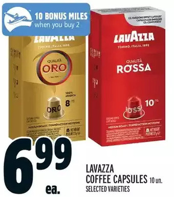 Metro Lavazza coffee capsules offer